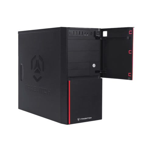 Персональный компьютер Гравитон Д52И i5-13400/1x16GB/1xSSD512GB/FP_2xUSB2.0/450W/K+M/NoOS/3YST