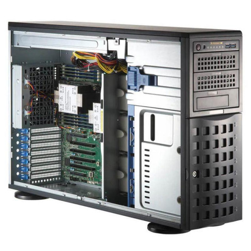 Серверная платформа/ SuperServer SYS-741P-TRT (X13DEI-T, CSE-745BTS-R1K23BP) (2 x LGA-4677, 16xDDR5 Up to 4TB, 8x3.5