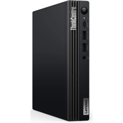 Неттоп Lenovo ThinkCentre Tiny M70q-5 slim i5 14400T (1.5) 16Gb SSD512Gb UHDG без ОС GbitEth WiFi BT 90W мышь клавиатура черный (12TESD8Y01)