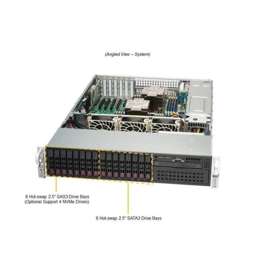 Платформа системного блока SuperMicro SYS-221P-C9R Платформа системного блока SuperMicro SYS-221P-C9R