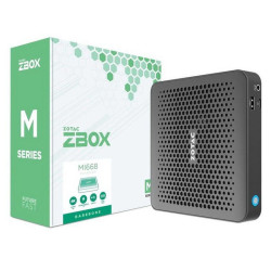 Мини ПК ZOTAC ZBOX MI668, Barebone, Intel i7-1360P, 2x DDR5-5200/4800 SODIMM, M.2 SSD SLOT, 2x GLAN, WIFI, BT, USBDRV, DP/HDMI, EU+UK PLUG