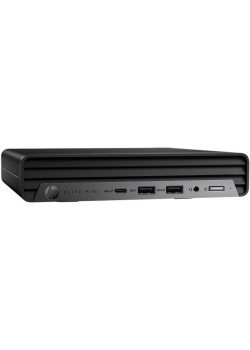 Неттоп HP Elite 800 G9 Mini i5 14500 (2.6) 16Gb SSD512Gb UHDG 770 FreeDOS GbitEth WiFi BT 120W kbNORUS мышь клавиатура черный (C7GG7AT)