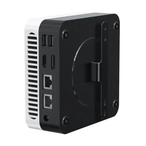 Chuwi LarkBox X  Intel N-series N150(0.8Ghz)/12288Mb/512SSDGb/Int:Intel UHD Graphics/BT/WiFi/war 1y/0.4kg/Grey+White/Win11Home + USB2.0*2/USB3.2*2/Type-C*1/HDMI*1/DP*1/RJ45*2/WIFI6,BT5.2/bracket