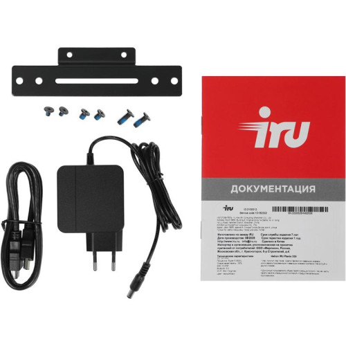 Неттоп IRU Planio 325 Ryzen 5 3500U (2.1) 16Gb SSD512Gb Vega 8 FreeDOS GbitEth WiFi BT 65W черный (2105310)