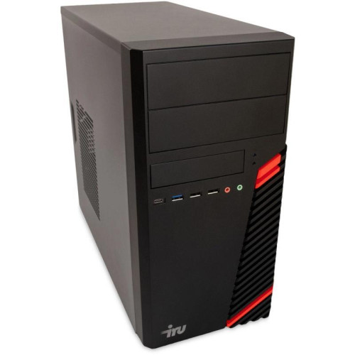 ПК IRU Office 310H6SM MT i3 12100 (3.3) 8Gb SSD256Gb UHDG 730 Windows 11 Professional 64 GbitEth 400W черный (1911837)