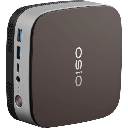 ПК Мини Osio BaseLine B51i-007 i3 1215U (1.2) 8Gb SSD256Gb UHDG без ОС GbitEth WiFi BT 59.85W коричневый/серебристый