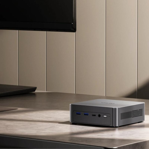Компьютер/ Chuwi AuBox X  Intel Core Ultra 5 226V(2.1Ghz)/16384Mb/512PCISSDGb/Int:Intel Iris Xe Graphics/BT/WiFi/war 1y/0.865kg/Grey/Win11Pro + USB3.0*4/HDMI*1/DP*1/RJ45*1/WIFI6,BT5.2/bracket