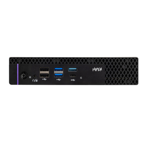 Мини ПК/ HIPER FACTUM FT20  Intel Core i5 14400(2.5Ghz)/16384Mb/512PCISSDGb/noDVD/BT/WiFi/war 1y/1.3kg/черный/Win11Pro + БП 120Вт/металл/VESA Адаптер на 75х75, 100х100