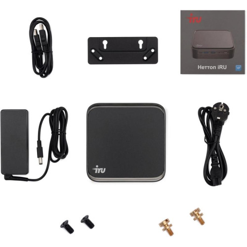 Неттоп IRU Tactio 310TLCN i3 1115G4 (3) 16Gb SSD256Gb UHDG Windows 11 Pro GbitEth WiFi BT 65W черный (2136303)