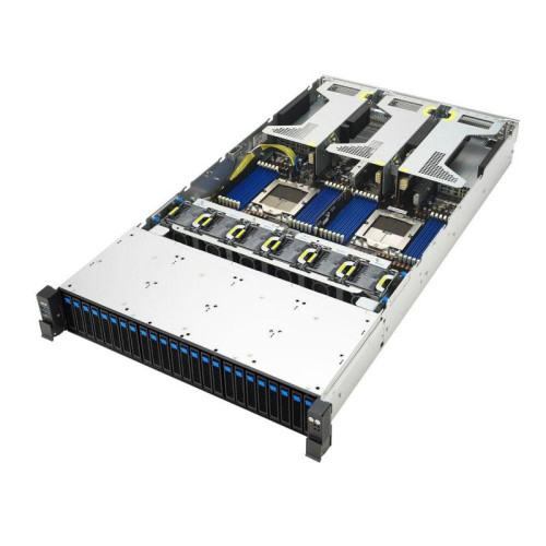 Серверная платформа/ ASUS RS720A-E13-RS24G, 2U, 2x  SP5 (LGA 6096P) TDP 360W, 24x DDR5 6400, 24 x 2.5