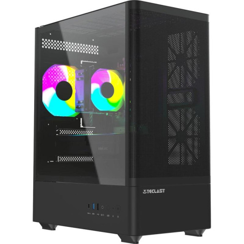 ПК Teclast G03 Ryzen 5 7500F (3.7) 32Gb SSD1Tb Arc B580 12Gb Windows 11 Pro GbitEth WiFi BT 500W черный (G03 7500F32G1TB580BKRU)