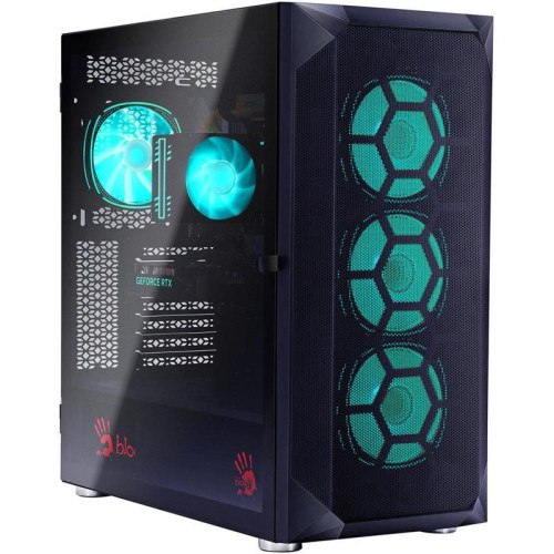 ПК Bloody BD-PC RB65C2 MT Ryzen 5 7500F (3.7) 32Gb SSD1Tb RX 7700XT 12Gb Windows 11 Home 64 2.5Gigabit WiFi BT 650W черный (RUS) (2111350)