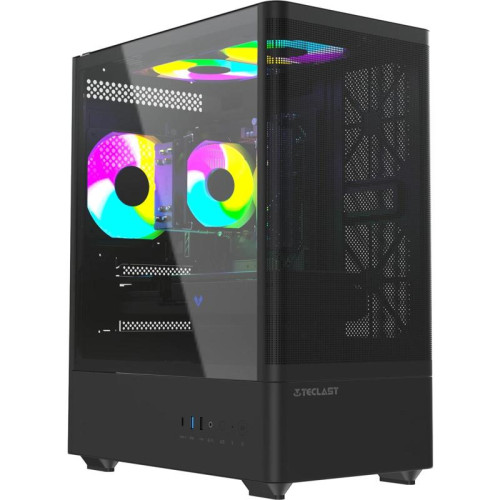ПК Teclast G03 Ryzen 5 9600X (3.9) 32Gb SSD1Tb RTX5060TI 16Gb Windows 11 Pro GbitEth WiFi BT 500W черный (G03 9600X32G1T5060T16BKRU)
