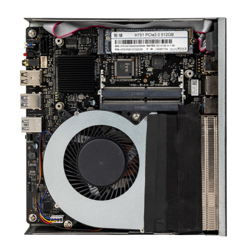 Мини ПК/ HIPER FACTUM FT20  Intel Core i5 14400(2.5Ghz)/16384Mb/512PCISSDGb/noDVD/BT/WiFi/war 1y/1.3kg/черный/Win11Pro + БП 120Вт/металл/VESA Адаптер на 75х75, 100х100