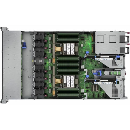Платформа системного блока с ЦПУ HPE ProLiant DL360 Gen11 8SFF/ Intel Xeon-Silver 4510x2/32GBx2 / MR408i-o Gen11 x8 Lanes 4GB Cache OCP SPDM Storage Controller/ 96W Smart Storage Lithium-ion Battery/Intel I350-T4 Ethernet 1Gb 4-port BASE-T OCP3 Adapter/ i