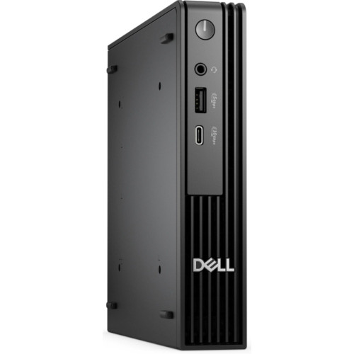 ПК Dell Pro Micro QCM1250 Micro i3 14100T (2.7) 8Gb SSD512Gb UHDG Windows 11 Pro GbitEth WiFi BT 90W мышь клавиатура черный (DPM -3860)