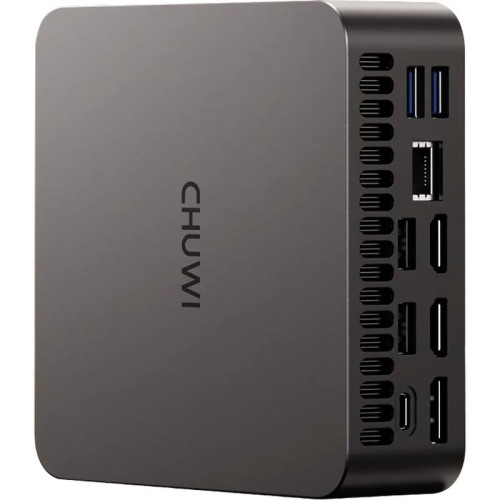 Компьютер/ Chuwi AuBox X  Intel Core Ultra 5 226V(2.1Ghz)/16384Mb/512PCISSDGb/Int:Intel Iris Xe Graphics/BT/WiFi/war 1y/0.865kg/Grey/Win11Pro + USB3.0*4/HDMI*1/DP*1/RJ45*1/WIFI6,BT5.2/bracket