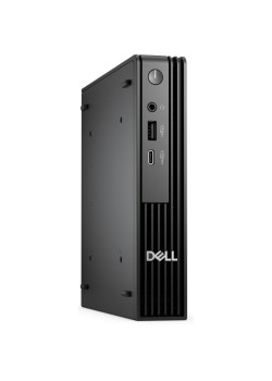 Неттоп Dell Pro QCM1250 Micro i7 14700T (1.3) 16Gb SSD512Gb UHDG 770 Windows 11 Pro GbitEth WiFi BT 90W мышь клавиатура черный (DPM-7621)