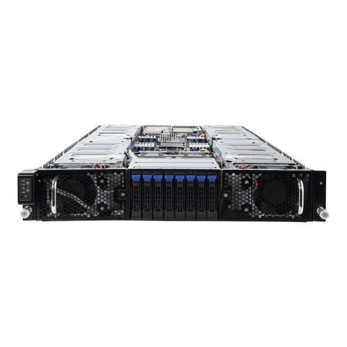 Платформа системного блока Gigabyte G291-2G0 (rev. 100) 2U 16x Single Slot GPU (Tesla T4 only), Dual Intel Xeon Scalable, 24x RDIMM/LRDIMM DDR4, 2x 10Gb/s BASE-T (i550-AM), Aspeed AST2500, 8x 2.5