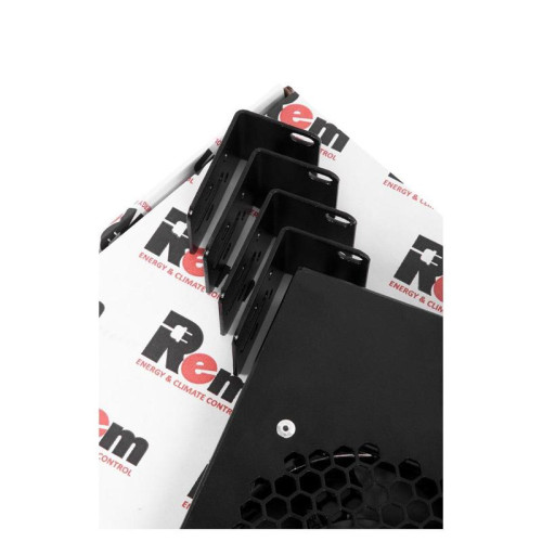 Модуль вентиляторный Rem (R-FAN-3K-1U-9005) 3 вент. с контроллером черный (упак.:1шт)