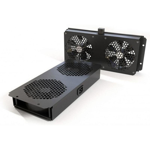 Модуль вентиляторный Hyperline (TFAB-T2FR-RAL9004) 2 вент. черный (упак.:1шт) Модуль вентиляторный Hyperline (TFAB-T2FR-RAL9004) 2 вент. черный (упак.:1шт)