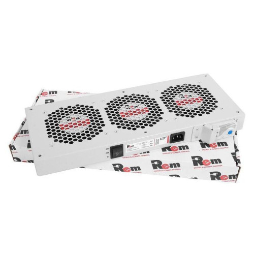 Модуль вентиляторный Rem (R-FAN-3T) 3 вент. с термостатом серый (упак.:1шт)