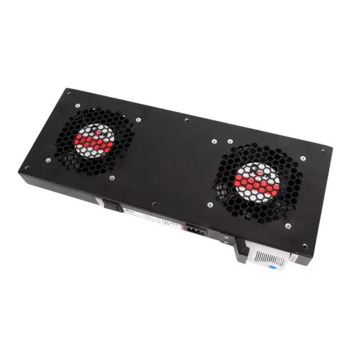 Модуль вентиляторный Rem (R-FAN-2T-9005) 2 вент. черный (упак.:1шт)