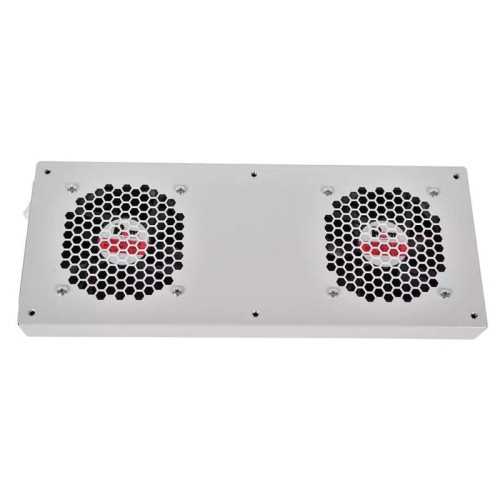 Модуль вентиляторный Rem (R-FAN-2TJ-36V-48V) 2 вент. с термостатом серый (упак.:1шт)