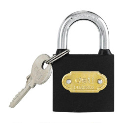 Замок навесной Deli DL508902 стальной, 38мм