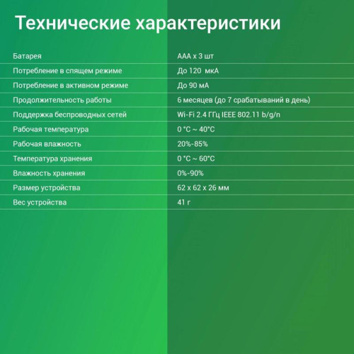 Датчик движения Digma DiSense M1 (DSM1) белый