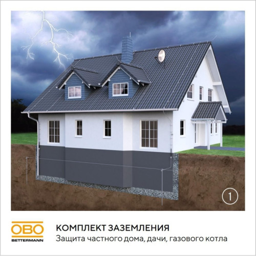 Комплект заземления безмуфтовый/ Комплект заземления безмуфтовый D20 мм, 3 м, FT (EK 219 20 3 ST FT) Комплект заземления безмуфтовый/ Комплект заземления безмуфтовый D20 мм, 3 м, FT (EK 219 20 3 ST FT)