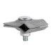 Зажим прута универсальный пластина/ Зажим прута универсальный пластина 45х45 мм HZ PROxima Зажим прута универсальный пластина/ Зажим прута универсальный пластина 45х45 мм HZ PROxima