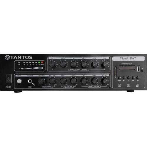 Усилитель Tantos TSo-AA120MZ 120Вт черный (00-00025063)