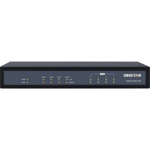 Шлюз IP Dinstar DAG1000-8S