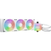 Водяное охлаждение для процессора/ Water Cooling System be quiet! LIGHT LOOP 360mm white (250W, 360mm, White, ARGB/ Fans: 3x120mm, 61.8CFM, 36.8dBA, 2100RPM/ Pump 2900RPM, Rad thickness 27mm/ S: 1851, 1700, 1200, 115X, AM5, AM4)