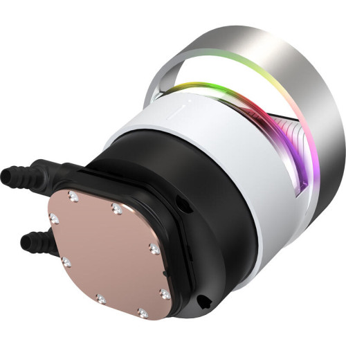 Система жидкостного охлаждения/ Water Cooling System Ocypus Sigma L36 WH ARGB (300W, 360mm, LED, White, ARGB/ Fans: 3x120mm, 73CFM, 2000RPM/ Pump height 99mm, 27dBA, 3100RPM, Rad thickness 27mm/ S: 1851, 1700, 1200, 115X, AM5, AM4)