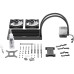 Водяное охлаждение для процессора/ Water Cooling System be quiet! LIGHT LOOP 240mm (250W, 240mm, Black, ARGB/ Fans: 2x120mm, 61.8CFM, 34.9dBA, 2100RPM/ Pump 2900RPM, Rad thickness 27mm/ S: 1851, 1700, 1200, 115X, AM5, AM4)