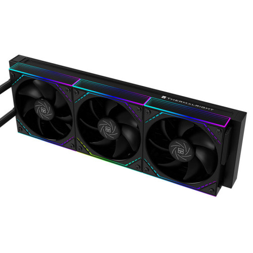 Система жидкостного охлаждения/ Water Cooling System Thermalright Core Matrix 360 Vision (360mm, LED, Black, ARGB/ Fans: 3x120mm, 68.9CFM, 28.2dBA, 2000RPM/ Pump height 64.4mm, Rad thickness 27mm/ S: 1700, 1200, 1851, 115X, AM5, AM4)