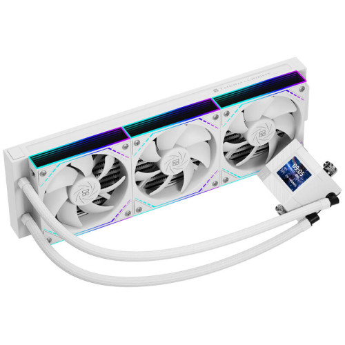 Система жидкостного охлаждения/ Water Cooling System Thermalright Core Matrix 360 Vision (360mm, LED, White, ARGB/ Fans: 3x120mm, 68.9CFM, 28.2dBA, 2000RPM/ Pump height 64.4mm, Rad thickness 27mm/ S: 1700, 1200, 1851, 115X, AM5, AM4)