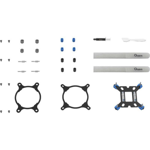 Система жидкостного охлаждения/ Water Cooling System Ocypus Delta L36 WH ARGB V2 (300W, 360mm, White, ARGB, Fans: 3x120mm, 73CFM, 2000RPM/ Pump height 60mm, 27dBA, 2650RPM, Rad thickness 27mm/ S: 1851, 1700, 1200, 115X, AM5, AM4)
