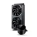 Система жидкостного охлаждения/ Water Cooling System JONSBO TH-240 Black (260W, 240mm, LED temp., Black, ARGB/ Fans: 2x120mm, 62.4CFM, 37.3dBA, 2400RPM/ Pump height 72mm, 30dBA, 2400RPM, Rad thickness 27mm/ S: 1851, 1700, 1200, 115X, AM5, AM4)
