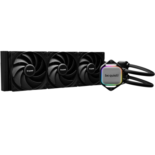 Водяное охлаждение для процессора/ Water Cooling System be quiet! PURE LOOP 2 360mm (280W, 360mm, Black, ARGB Pump/ Fans: 3x120mm, 59.6CFM, 36.8dBA, 2100RPM/ Pump height -mm, -dBA, 5500RPM, Rad thickness 27mm/ S: 1851, 1700, 1200, 115X, AM5, AM4)