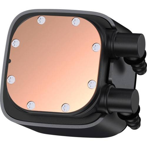 Система жидкостного охлаждения/ Water Cooling System Ocypus Iota L24 BK (280W, 240mm, LED temp, Black, ARGB Pump, Fans: 2x120mm, 77CFM, 2000RPM/ Pump height 65mm, 27dBA, 3100RPM, Rad thickness 27mm/ S: 1851, 1700, 1200, 115X, AM5, AM4) Система жидкостного охлаждения/ Water Cooling System Ocypus Iota L24 BK (280W, 240mm, LED temp, Black, ARGB Pump, Fans: 2x120mm, 77CFM, 2000RPM/ Pump height 65mm, 27dBA, 3100RPM, Rad thickness 27mm/ S: 1851, 1700, 1200, 115X, AM5, AM4)