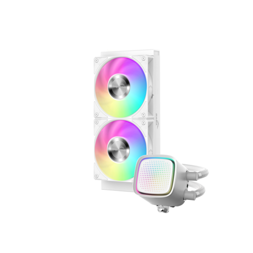 Водяное охлаждение для процессора/ Water Cooling System SAMA L50 360WH (320W, 360mm, White, ARGB/ Fans: 3x120mm, 72.3CFM, 28dBA, 2200RPM/ Pump height 65mm, 30dBA, 3000RPM, Rad thickness 27mm/ S: 1851, 1700, 1200, 115X, AM5, AM4)