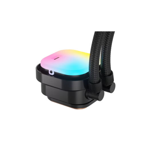 Система жидкостного охлаждения/ Water Cooling System Corsair iCUE LINK TITAN 240 RX RGB (240mm, Black, RGB/ Fans: 2x120mm, 73.5CFM, 36dBA, 2100RPM/ S: 1851, 1700, AM5, AM4)