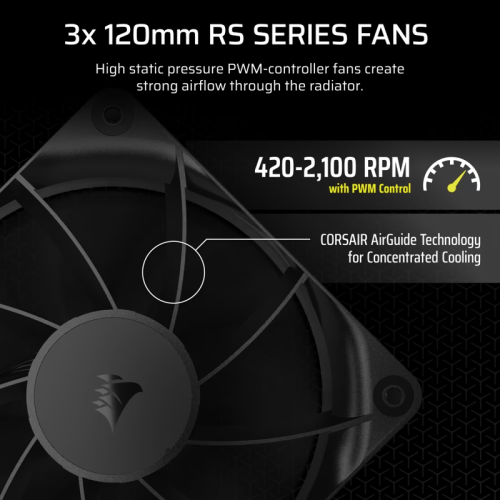 Система жидкостного охлаждения/ Water Cooling System Corsair NAUTILUS 360 ARGB (360mm, Black, Fans: 3x120mm, 72.8CFM, 36dBA, 1700RPM/ S: 1851, 1700, AM5, AM4)