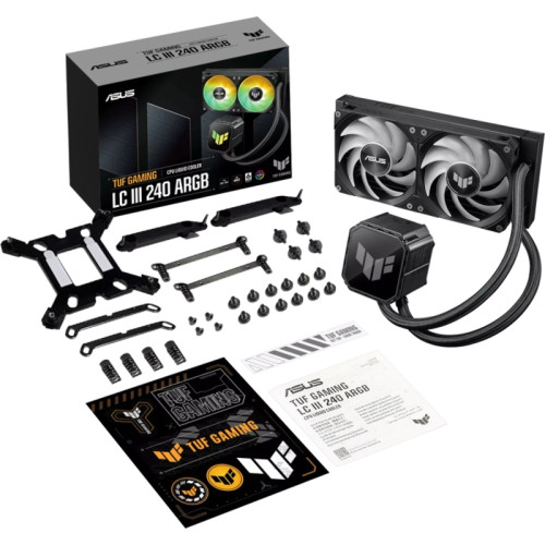 Жидкостная система охлаждения ASUS TUF GAMING LC III 240 ARGB /AIO COOLER,2IN1 ARGB FAN