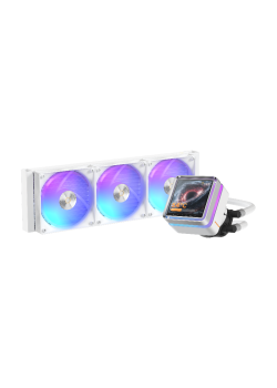 Система жидкостного охлаждения/ Water Cooling System Ocypus Sigma L36 EX WH ARGB (310W, 360mm, LED, White, ARGB/ Fans: 3x120mm, 36dBA, 88CFM, 2400RPM/ Pump height 99mm, 27dBA, 3100RPM, Rad thickness 27mm/ S: 1851, 1700, 1200, 115X, AM5, AM4)