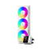 Система охлаждения/ Water Cooling System PCCooler DC360 Pro ARGB Display WH (310W, 360mm, LED, White, ARGB/ Fans: 3x120mm, 90.56CFM, 39.8dBA, 2500RPM/ Pump height 65mm, 15dBA, 2600RPM, Rad thickness 27mm/ S: 1851, 1700, 1200, 115X, AM5, AM4)