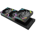 Водяное охлаждение для процессора/ Water Cooling System SAMA Q60 Black (360mm, LED temp., Black, ARGB/ Fans: 3x120mm, 86CFM, 30dBA, 2600RPM/ Pump height 64mm, 30dBA, 2800RPM, Rad thickness 27mm/ S: 1851, 1700, 1200, 20XX, 115X, AM5, AM4)